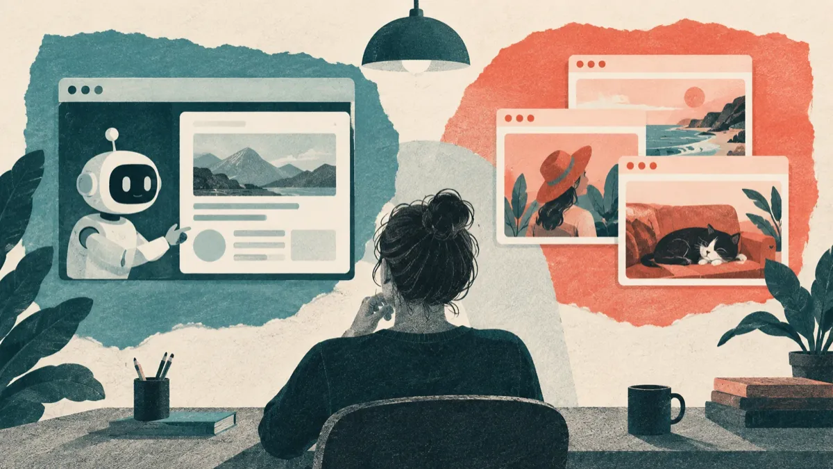 A browser profile kept separate from personal accounts
