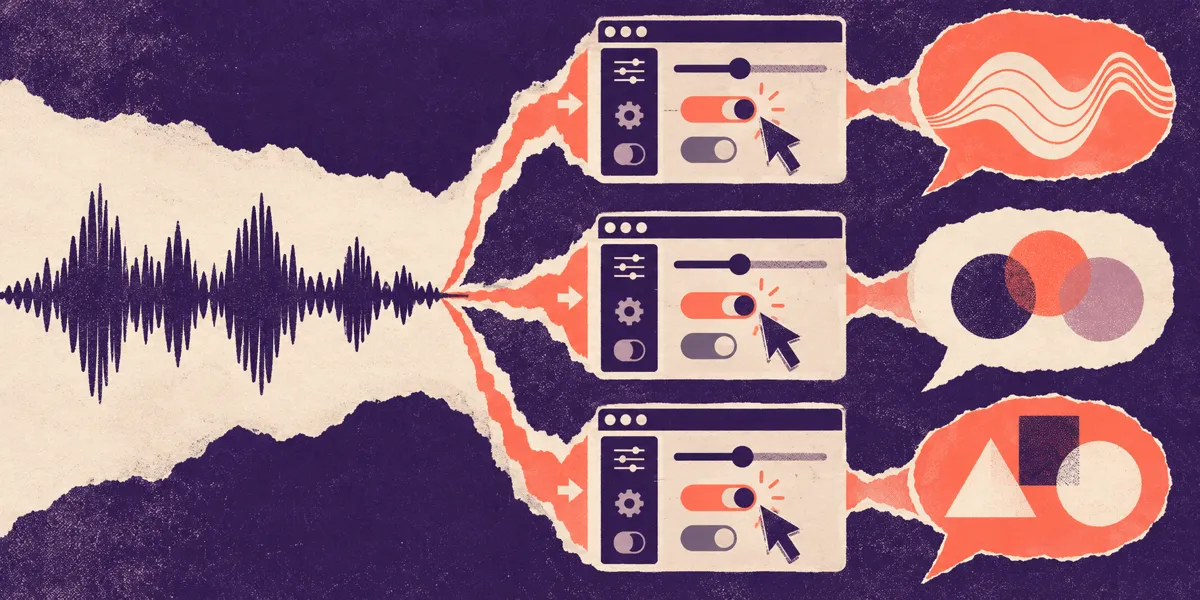One narrator voice carried across several language versions of the same screen recording