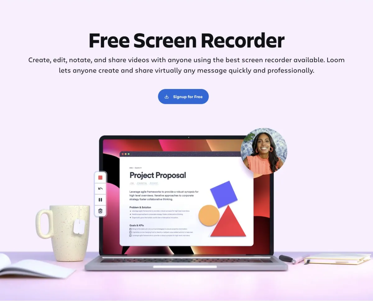 Loom homepage